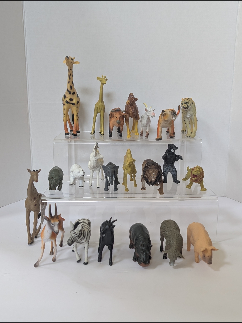 Wild Animals Toy Figures Lot Of 22